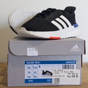 Adidas Toddler Racer Running Shoe Size 8